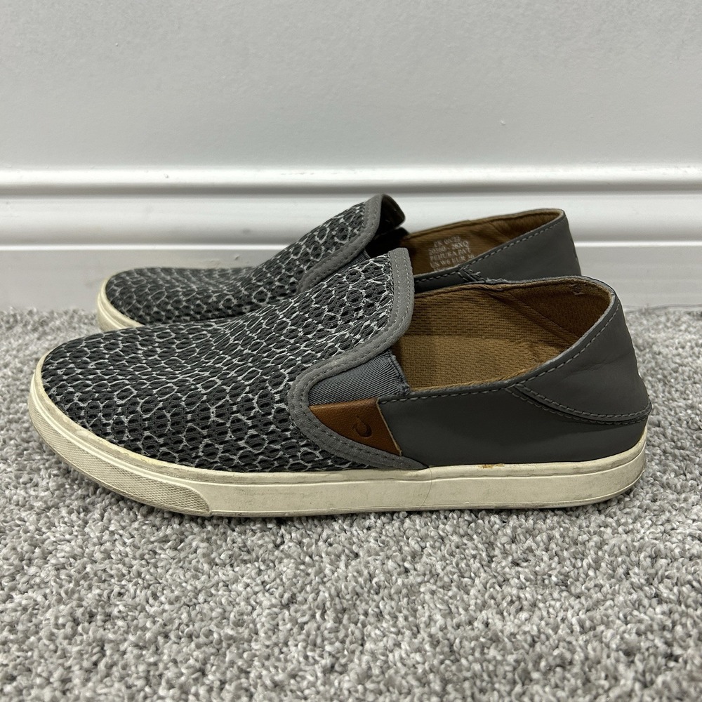 OluKai Women's Size 6 Pehuea Pa 'i Slip-On Sneaker Casual Comfort Shoes Walking